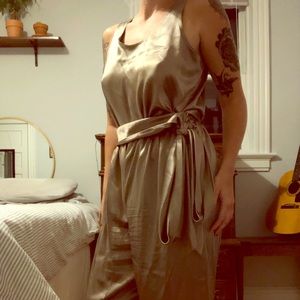 Silver 2-Piece Pant Set